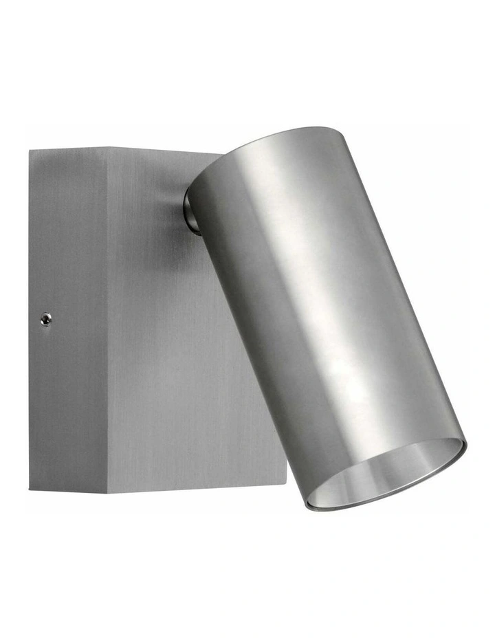 Surface Mounted LED Tri-CCT Single Adjustable Wall/Pillar Light (Titanium) IP65 image 1