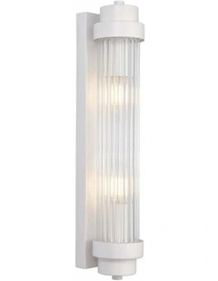 Varrillas Interior Up/Down Clear Glass Rod Wall Lights