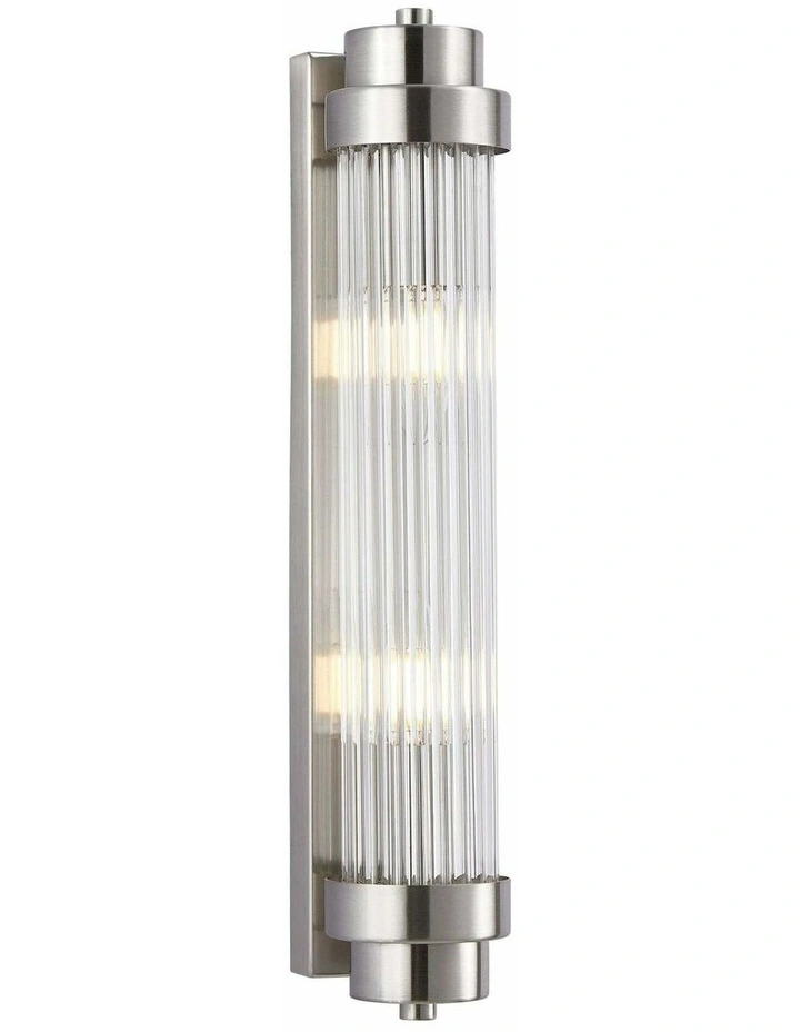 Varrillas Interior Up/Down Clear Glass Rod Wall Lights image 1