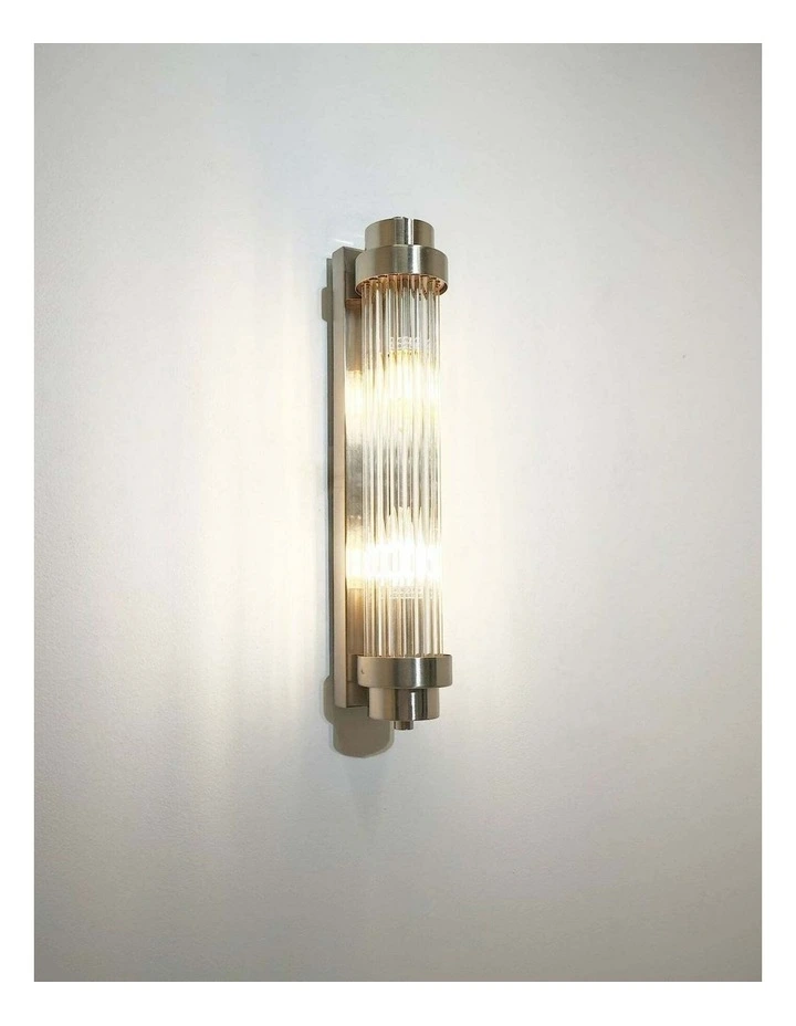 Varrillas Interior Up/Down Clear Glass Rod Wall Lights image 2