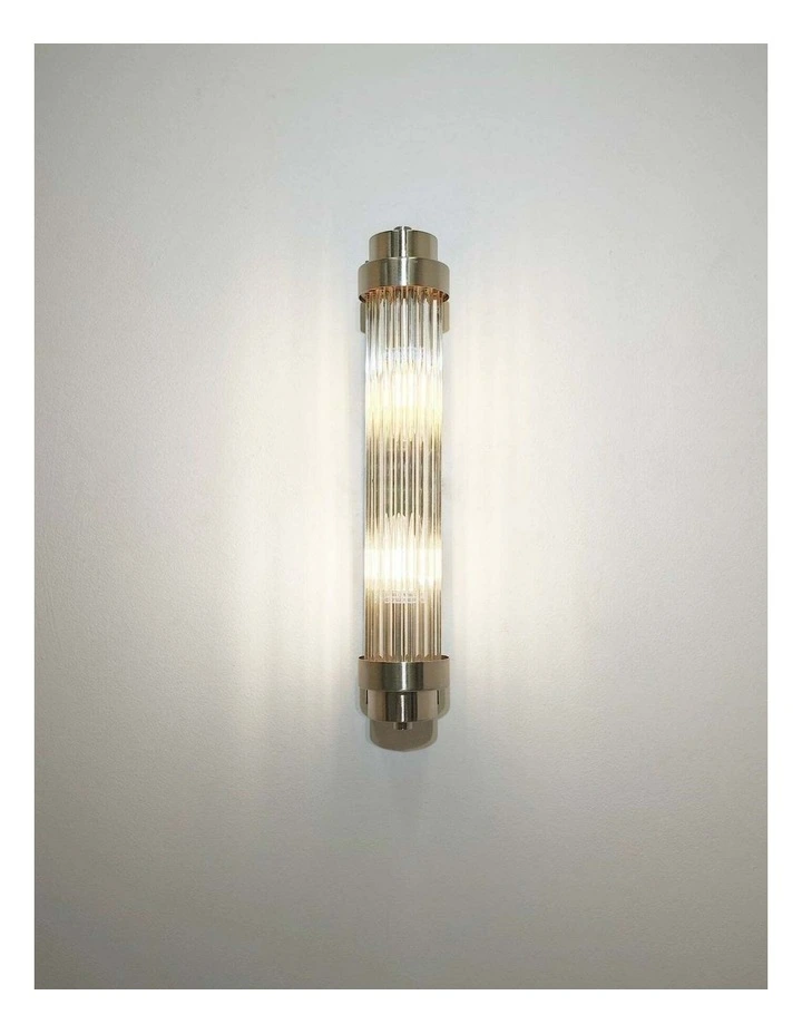Varrillas Interior Up/Down Clear Glass Rod Wall Lights image 3