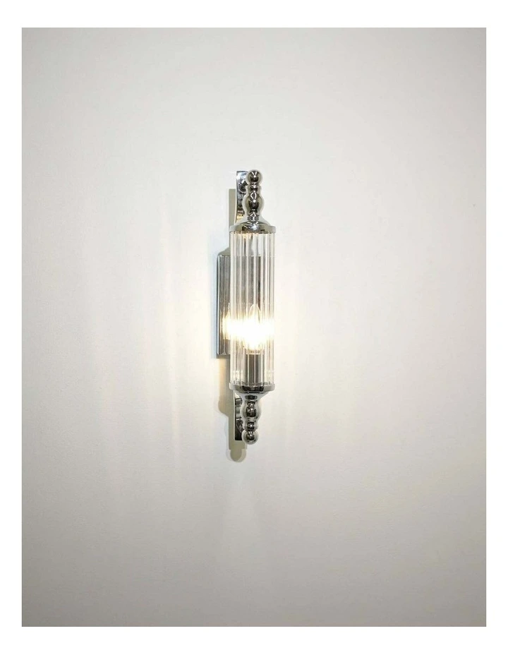 Rodillo Interior Tubular Clear Glass Wall Lights image 2