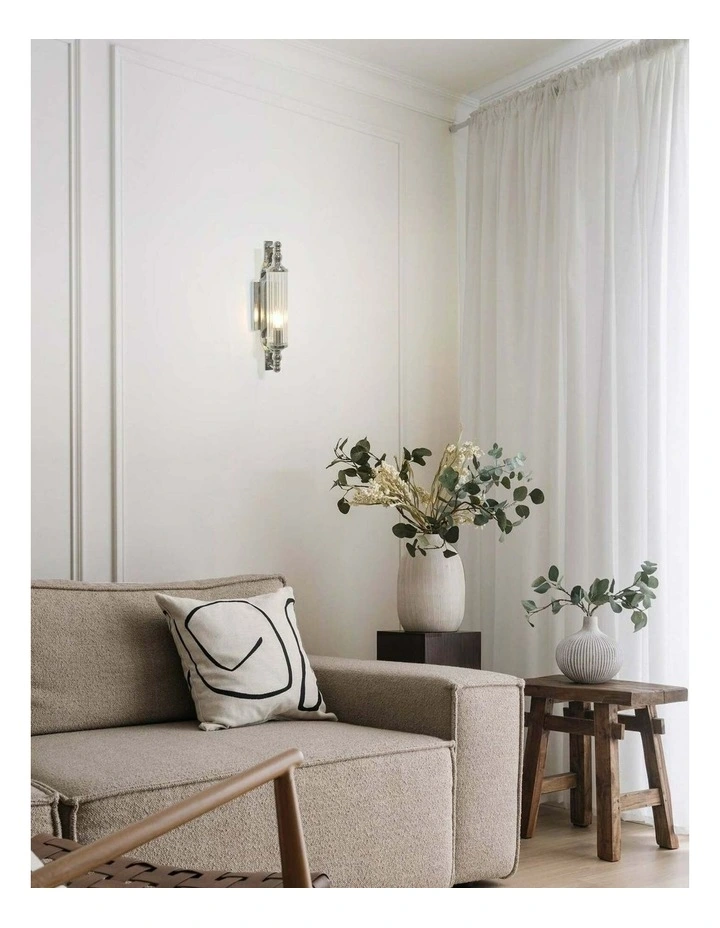 Rodillo Interior Tubular Clear Glass Wall Lights image 4