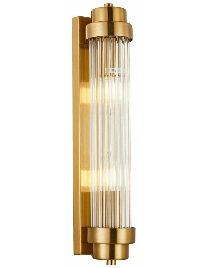 Varrillas Interior Up/Down Clear Glass Rod Wall Lights image 1