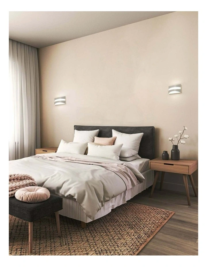 Cardiff City Series LED Tri-CCT Interior Rectangular Up/Down Dimmable Wall Light image 4