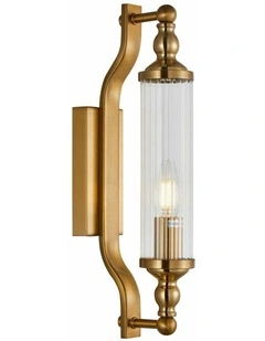 Rodillo Interior Tubular Clear Glass Wall Lights