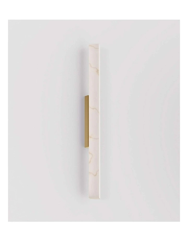 Flecha Interior Angled Faux Marble with Veining Effect Wall Lights image 1