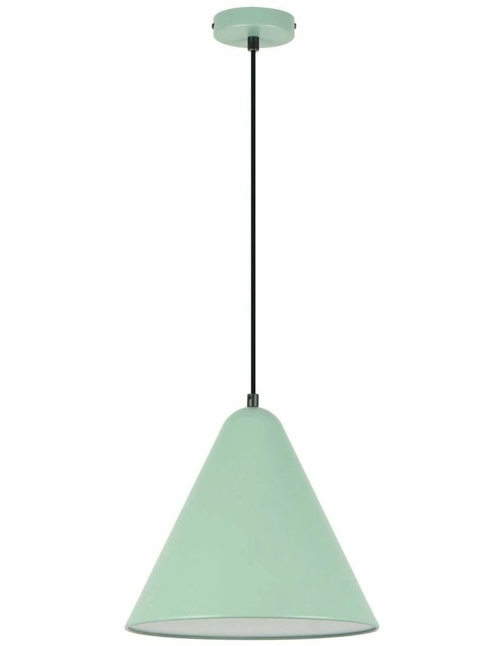 Konus Interior Iron Shade with Frosted Diffuser Pendant Lights image 1