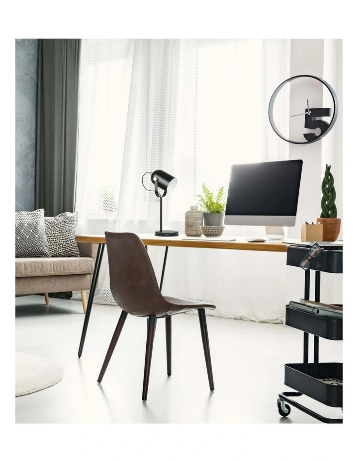 Tazza Ellipse Shade with Antique Brass Highlight Table Lamps image 2
