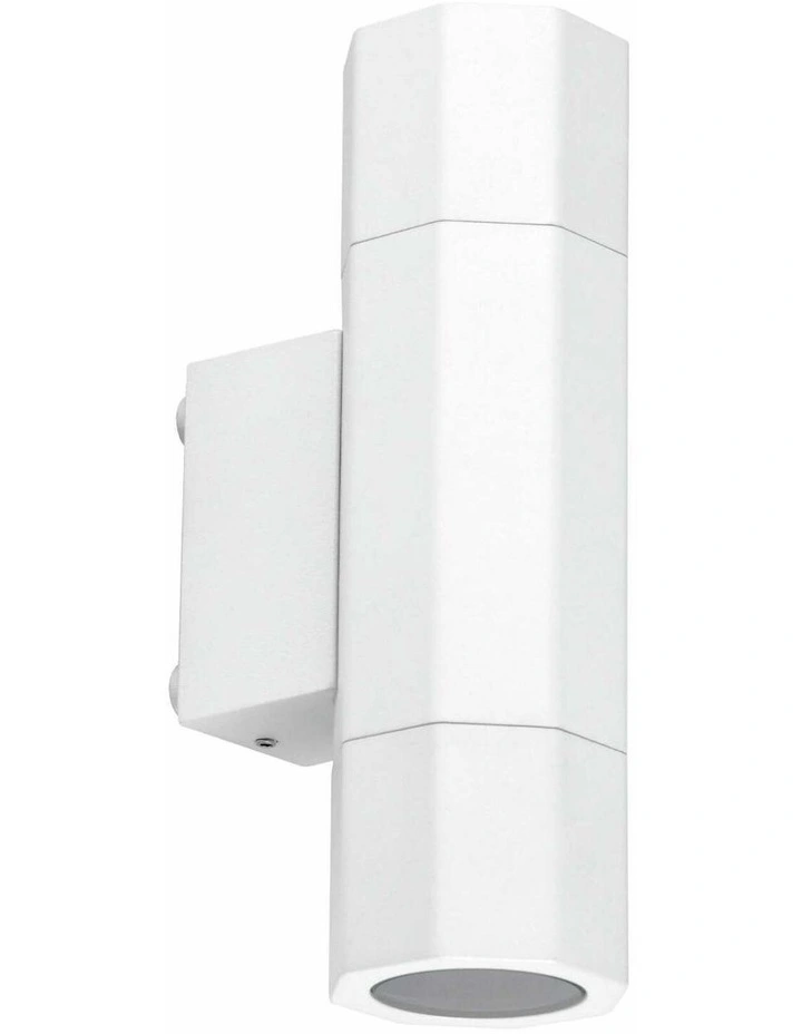 Octo GU10 Exterior Octagonal Up/Down Pillar Lights IP65 image 1