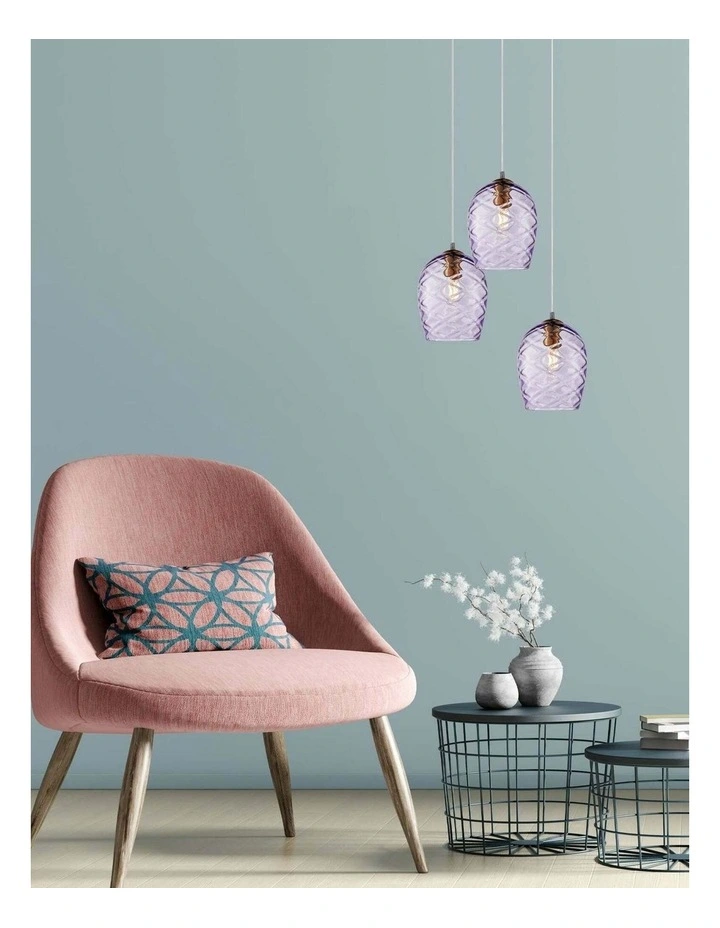 Neta Interior Wine Glass Shade Segmented Pendant Lights image 2