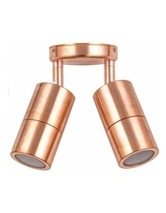 GU10 Exterior Wall Pillar Spot Lights (Copper) IP65