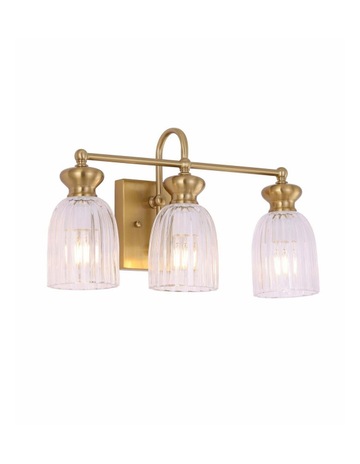 Brass & Clear Glass colour