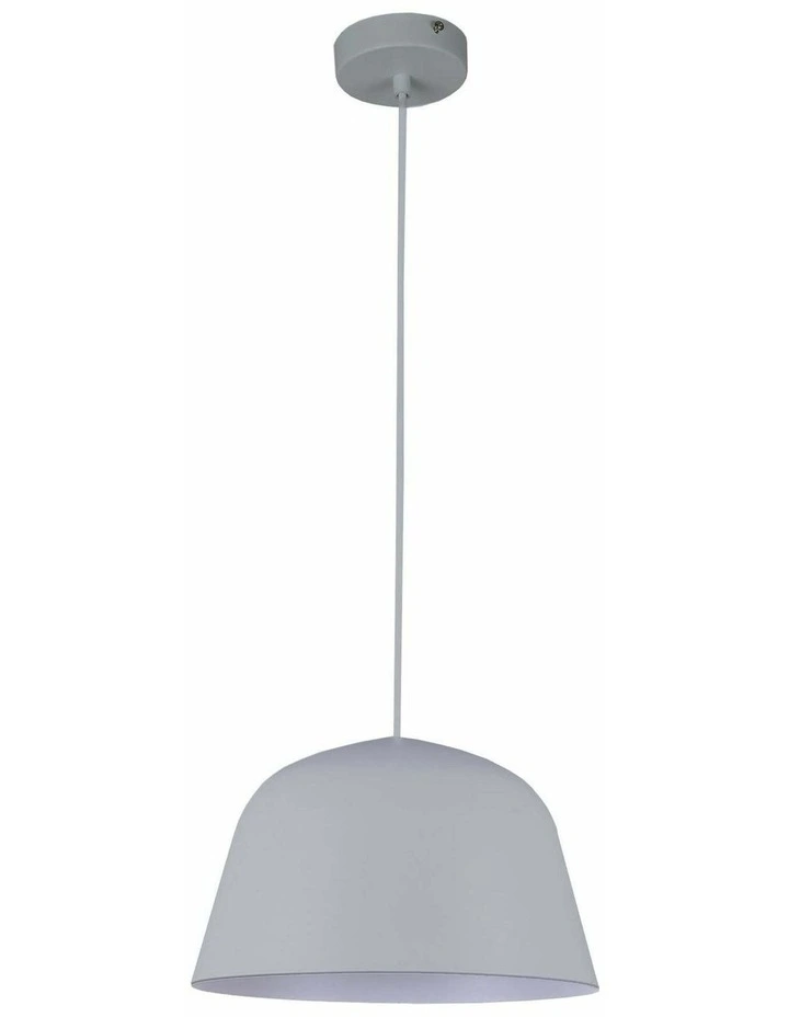 Pastel Scandinavian Angled Dome Shape Pendant Lights image 1