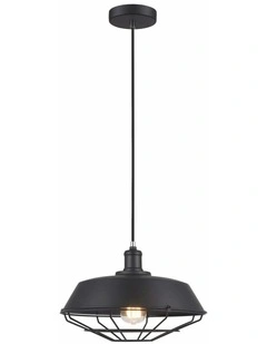 Matrix Industrial Iron Dome & Cage Pendant Lights