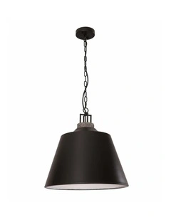 Cloche Interior Metal Shade with Travertine Highlight Bell Shape Pendant Lights