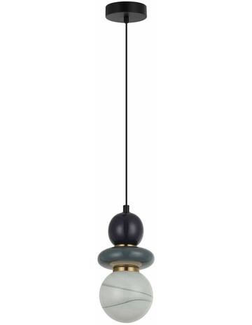 Grey & Purple Ceramic Bead colour