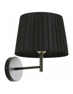 Prega Interior Slanted Pleated Fabric Shade Wall Lights