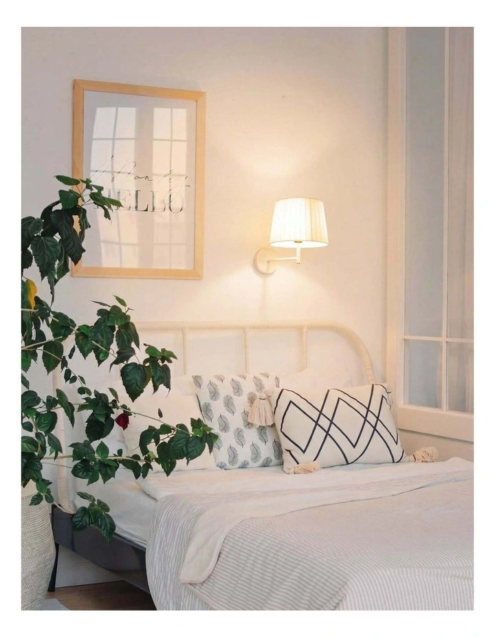 Prega Interior Slanted Pleated Fabric Shade Wall Lights image 2