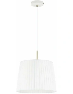 Prega Interior Slanted Pleated Fabric Shade Pendant Lights
