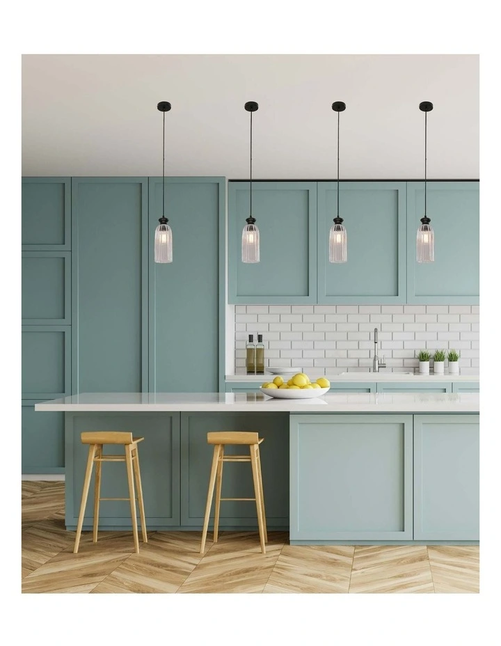 Sino Interior Ellipse Clear Glass Shade Pendant Lights image 2