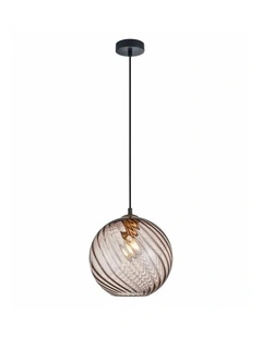 Espiral Interior Wine Glass Shade Wavy Finish Round Pendant Lights