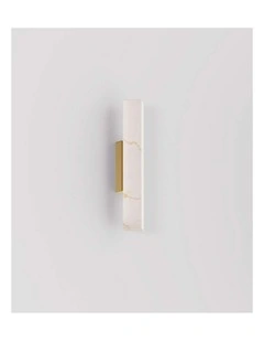 Flecha Interior Angled Faux Marble with Veining Effect Wall Lights