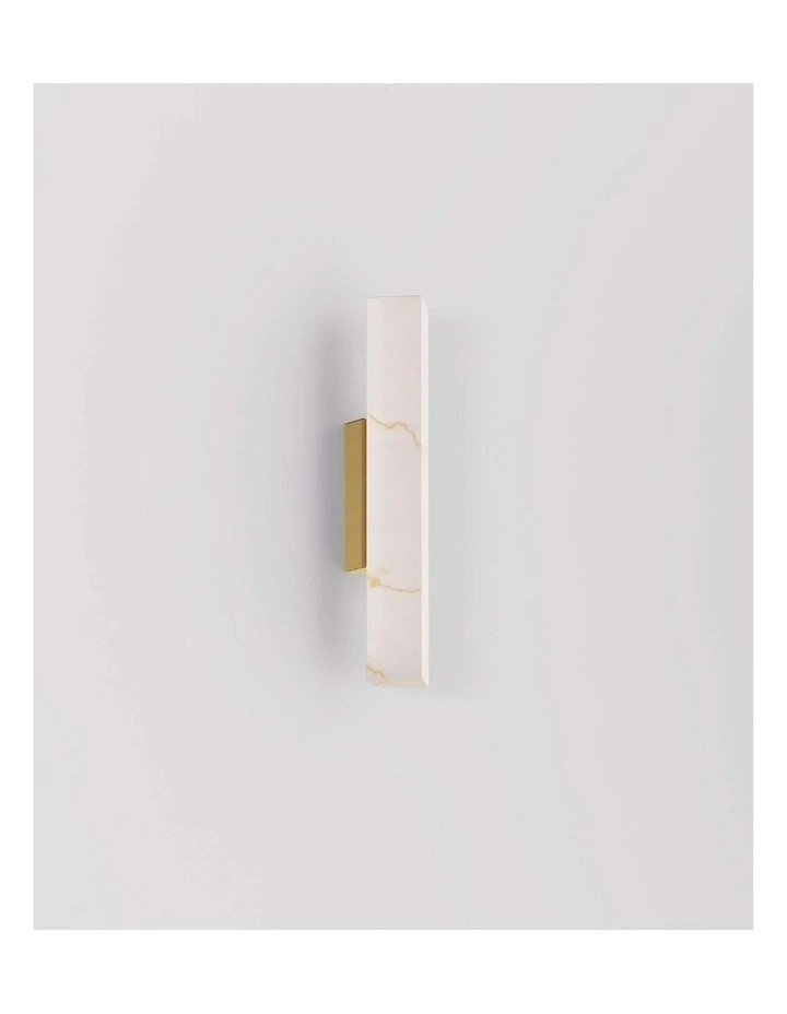 Flecha Interior Angled Faux Marble with Veining Effect Wall Lights image 1