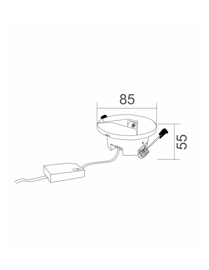 Interior LED Tri-CCT Recessed Round Step Lights image 2