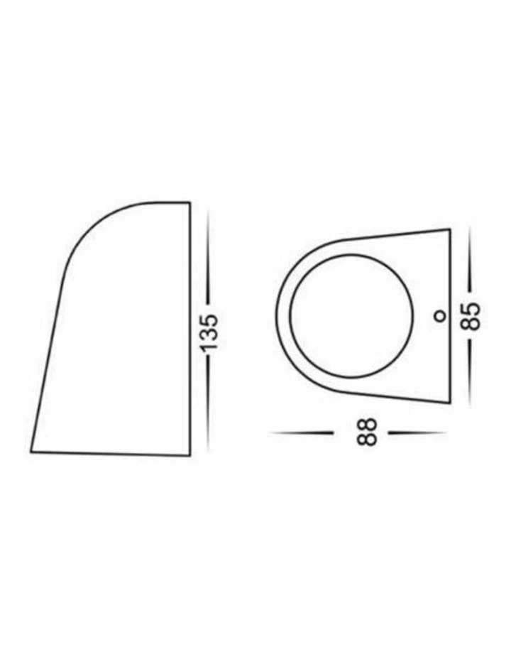 Torque Exterior GU10/MR16 Antique Brass Surface Mounted Cone Wall Lights IP65 image 4