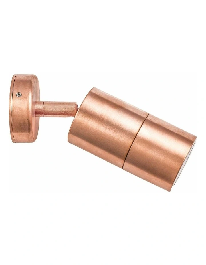 GU10 Exterior Wall Pillar Spot Lights (Copper) IP65 image 1