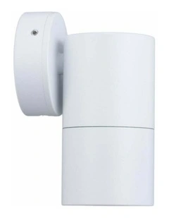 GU10 Exterior Wall Pillar Spot Lights (White Aluminium) IP65