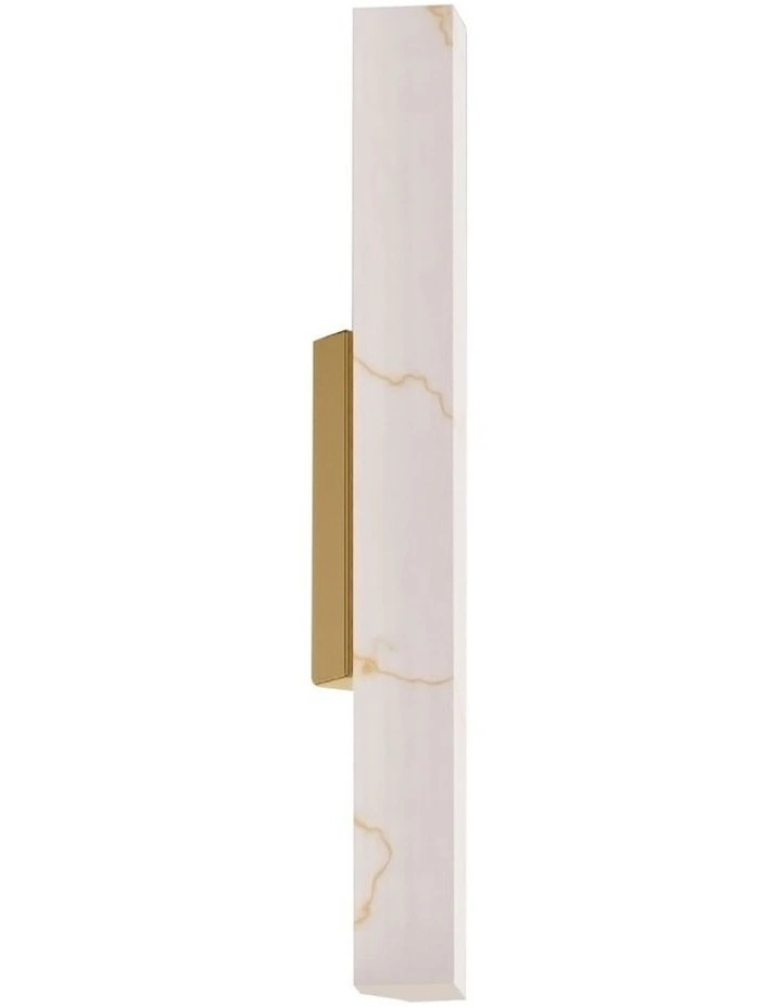 Flecha Interior Angled Faux Marble with Veining Effect Wall Lights image 1