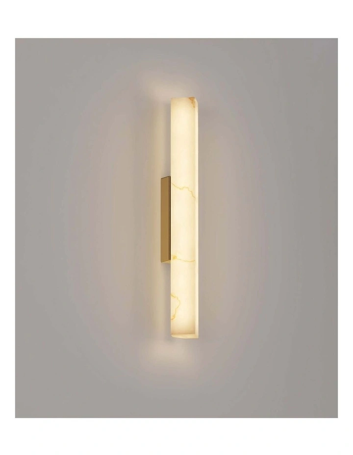 Flecha Interior Angled Faux Marble with Veining Effect Wall Lights image 3