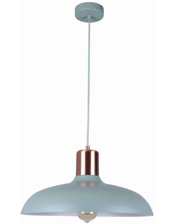 Pastel Scandinavian Dome Shape Pendant Lights image 1