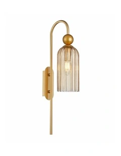 Flauta Interior Round Top Cylinder Ribbed Wall Lights