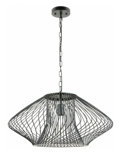 Parrilla Interior Oval Cage Iron Pendant Lights OD600mm