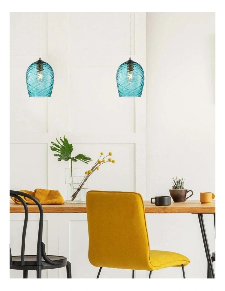 Neta Interior Wine Glass Shade Segmented Pendant Lights image 2