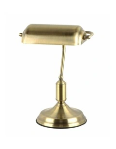 Banca Interior Banker Lamps with Cylindrical Shade