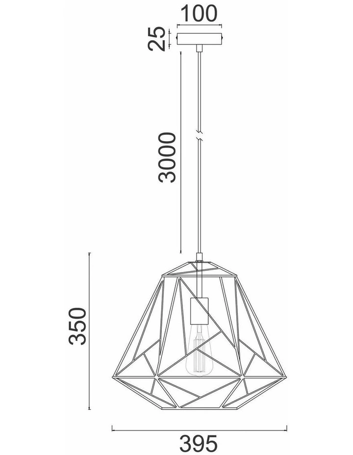 Marte Geometric Design Interior Iron Cage Pendant Lights image 4