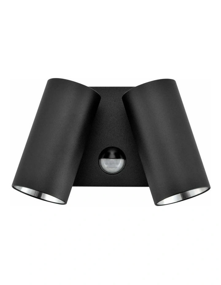 Surface Mounted LED Tri-CCT Double Adjustable Wall/Pillar Light (Matte Black) IP65 image 1
