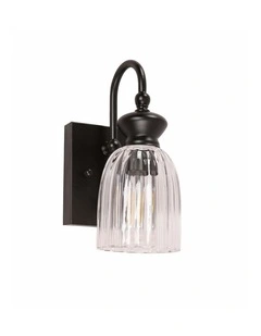 Sino Interior Ellipse Single Clear Glass Shade Wall Lights