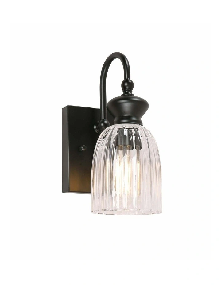 Sino Interior Ellipse Single Clear Glass Shade Wall Lights image 2