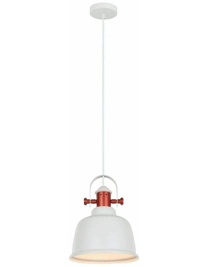 Alta Industrial Bell Shape With Copper Highlights Pendant Lights image 1