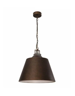 Cloche Interior Metal Shade with Travertine Highlight Bell Shape Pendant Lights