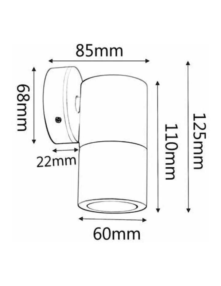GU10 Exterior Wall Pillar Spot Lights (Copper) IP65 image 2