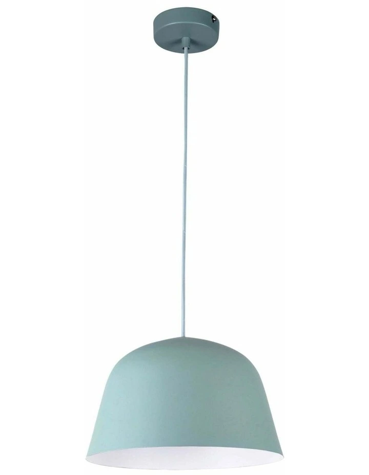 Pastel Scandinavian Angled Dome Shape Pendant Lights image 1
