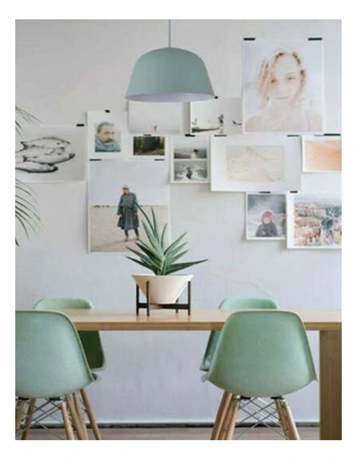 Pastel Scandinavian Angled Dome Shape Pendant Lights image 2