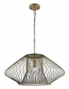 Parrilla Interior Oval Cage Iron Pendant Lights OD600mm