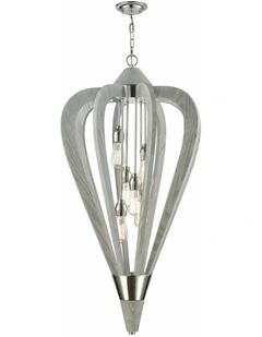 Senorita Rustic Large Tuscan Coffee Cherry /Winter Moss Wood Pendant Lights